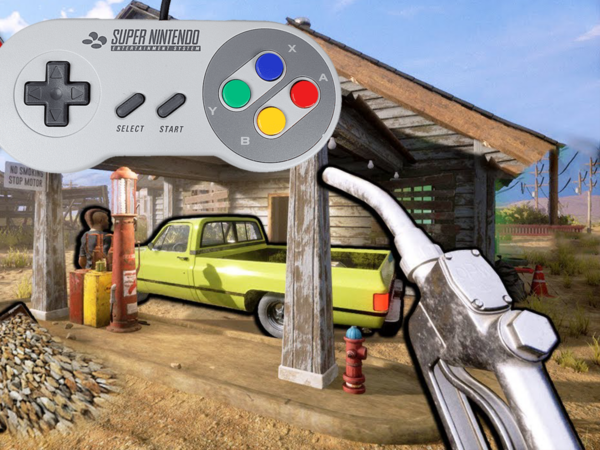 Fizeram um Video Game de Posto